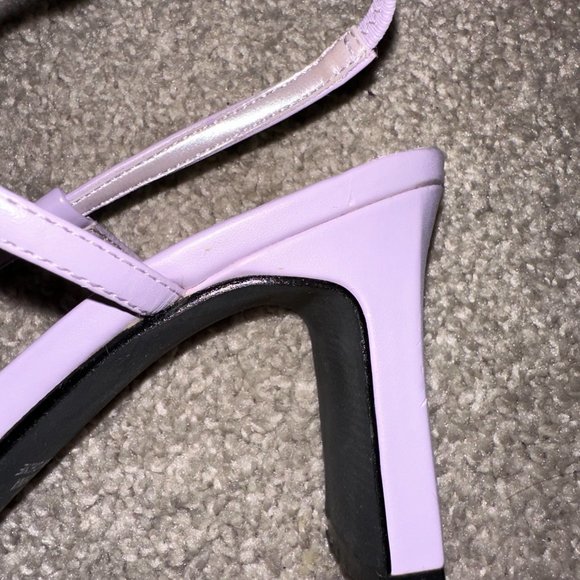 Vintage Jessica Lavender Purple Strappy Heels 3 Inch 3” Size 6.5 - Picture 6 of 9
